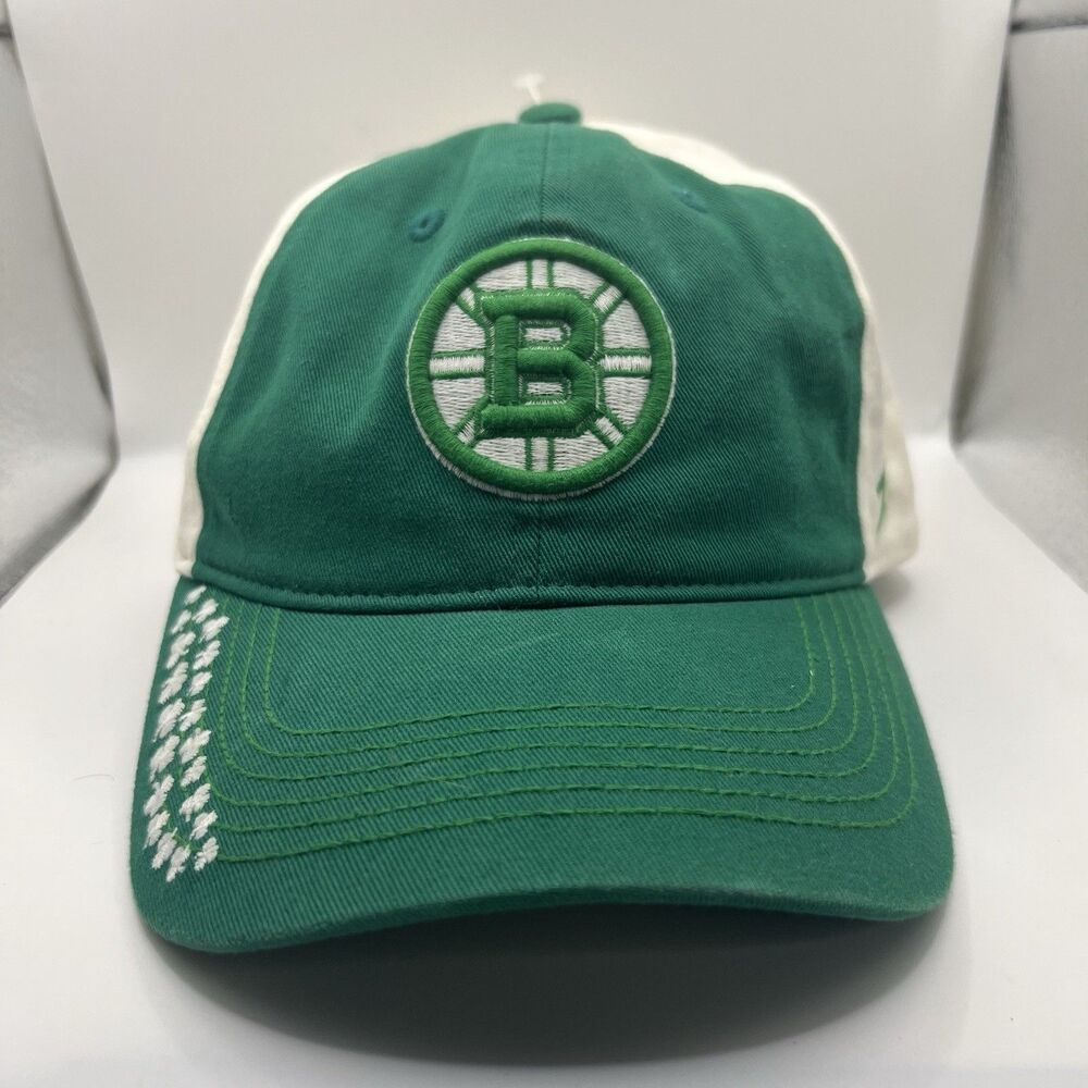 Boston Bruins Hat Zephyr *Arena Exclusive* Snap Back Green White NHL Hockey